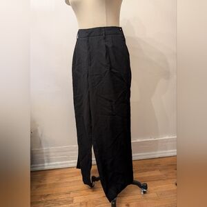Black Wide-Leg Pants Size 12 Like New